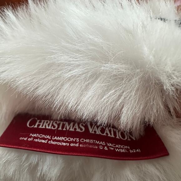 Pottery Barn Slippers National Lampoon Vacation Cat NWOT Size Medium Xmas Lights - Picture 6 of 10